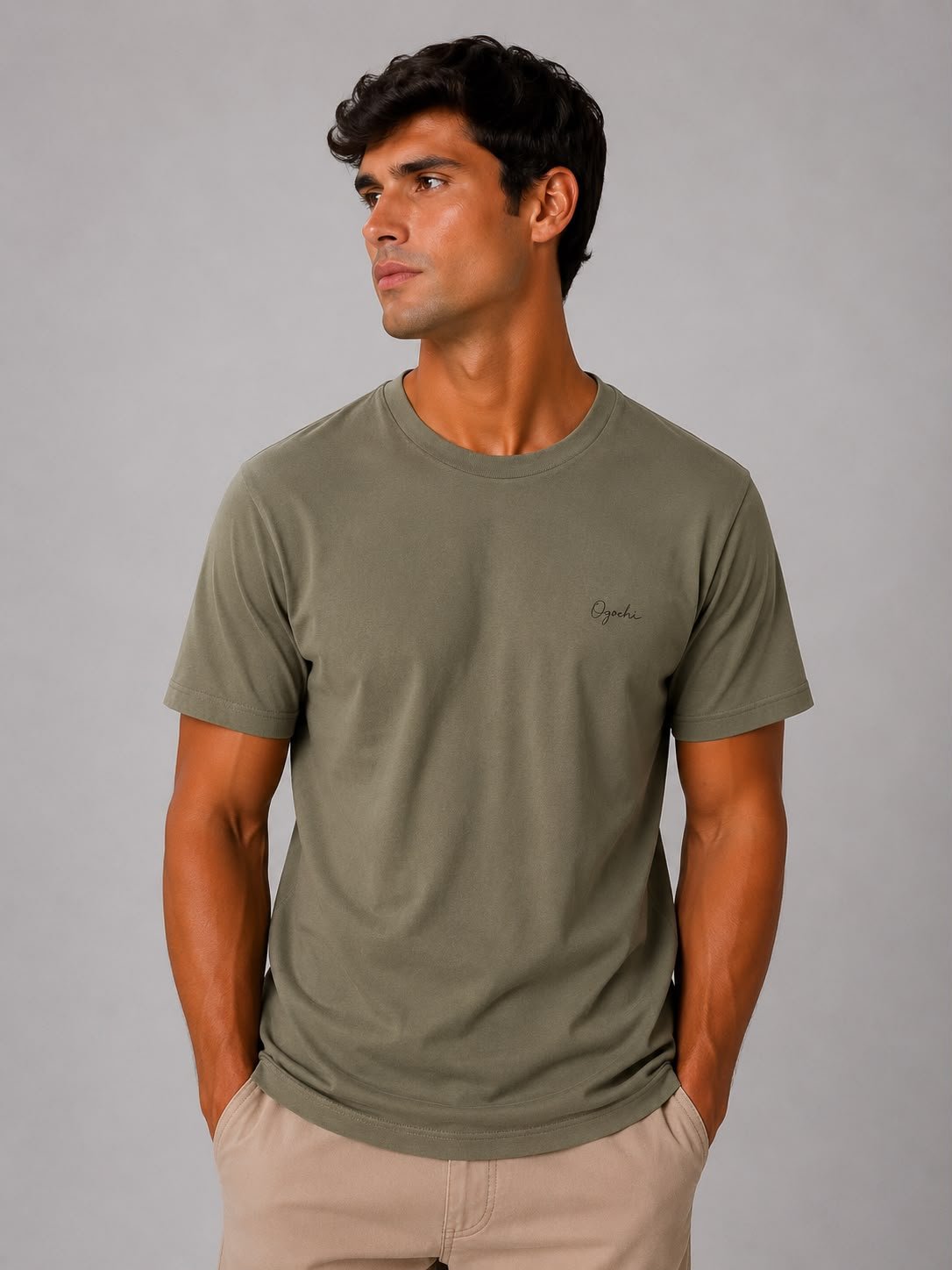 Camiseta Ogochi - Verde Oliva