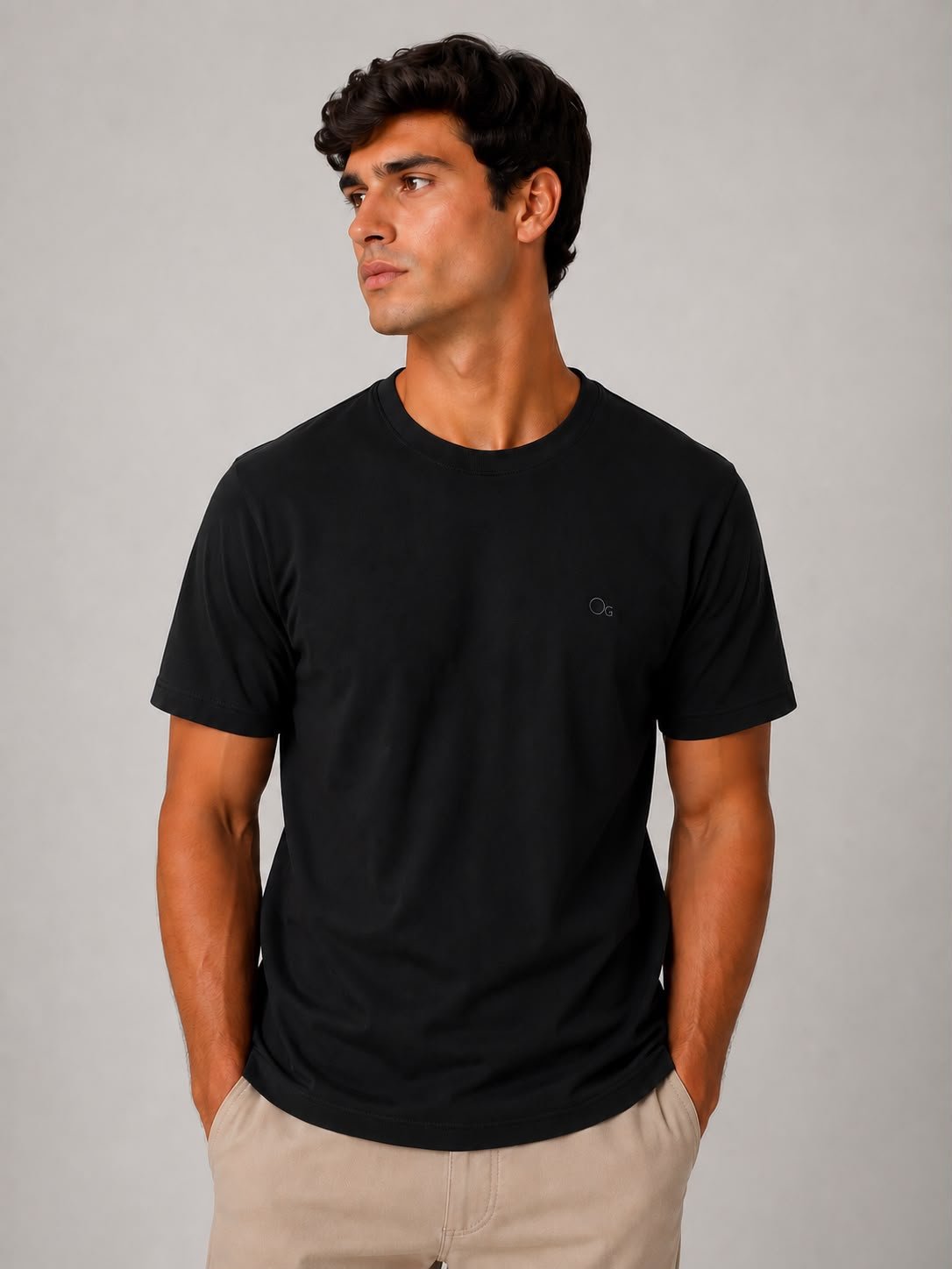 Camiseta Basica - Preto
