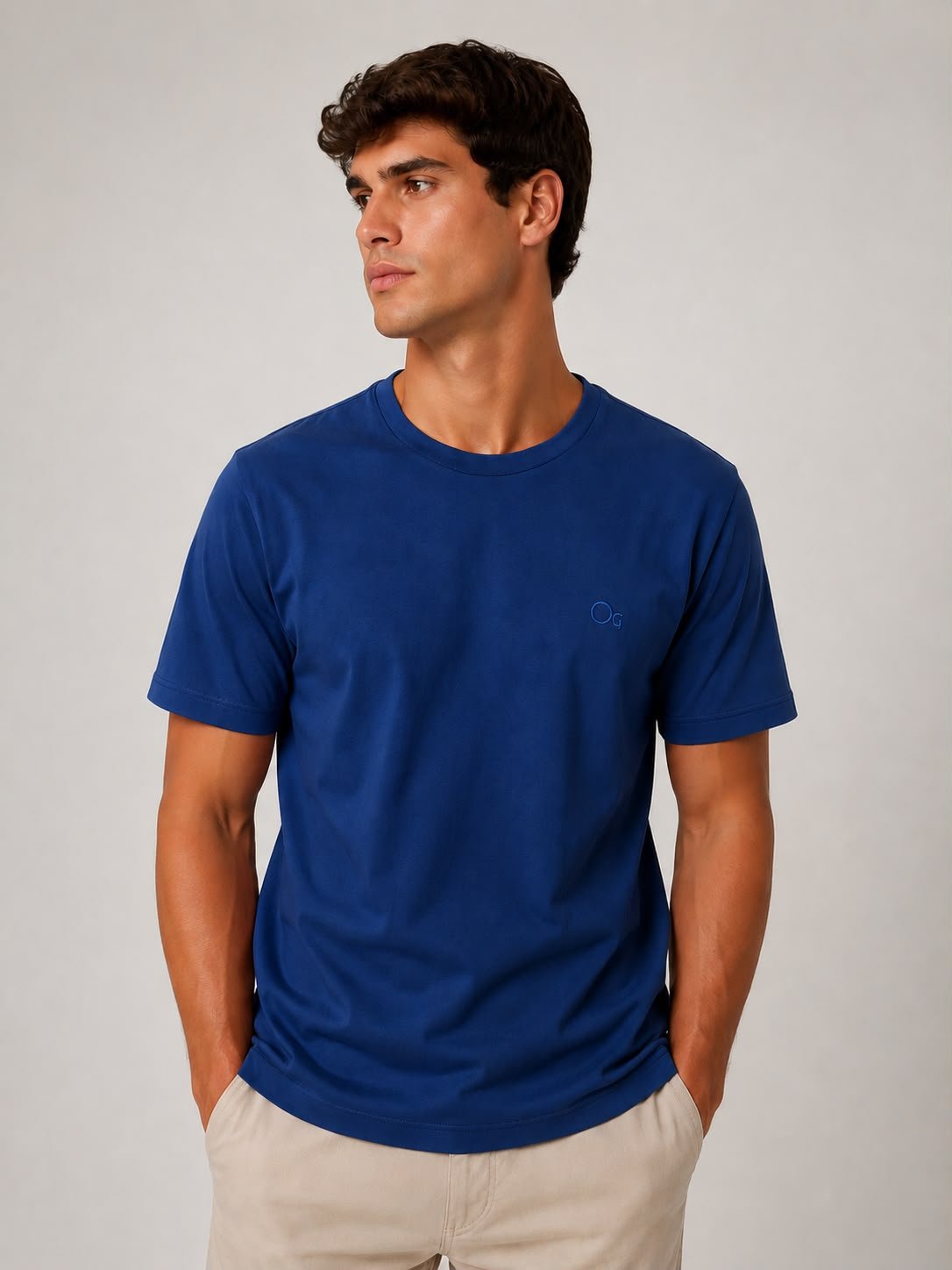 Camiseta Basica - Azul Royal