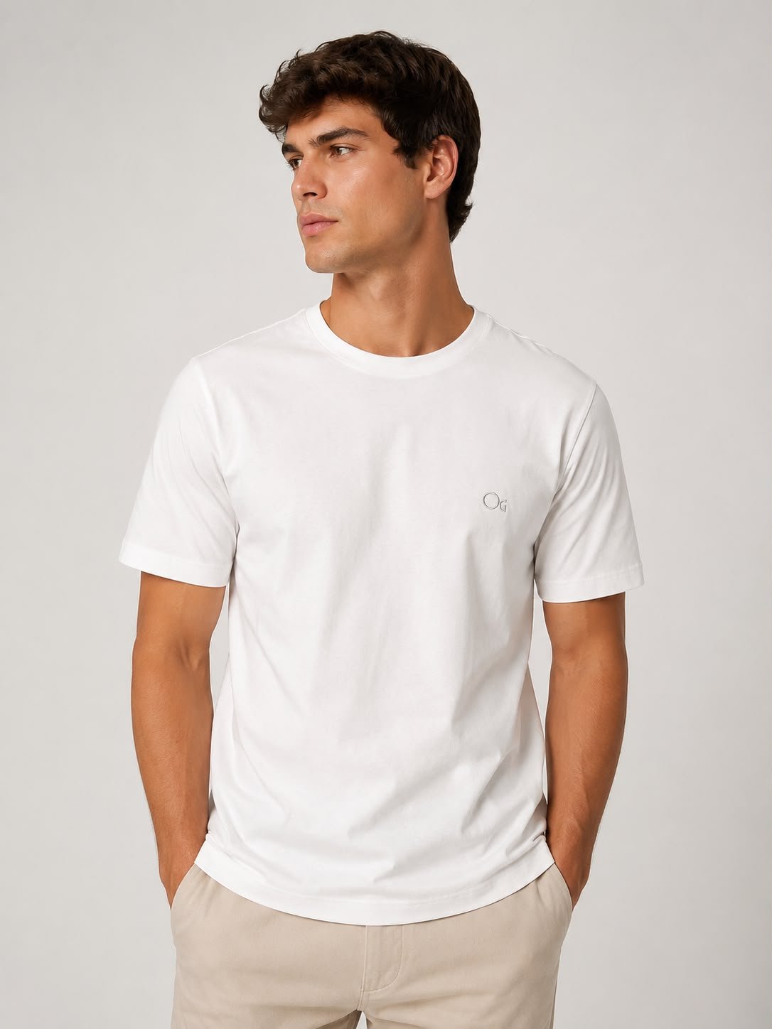 Camiseta Basica - Branco