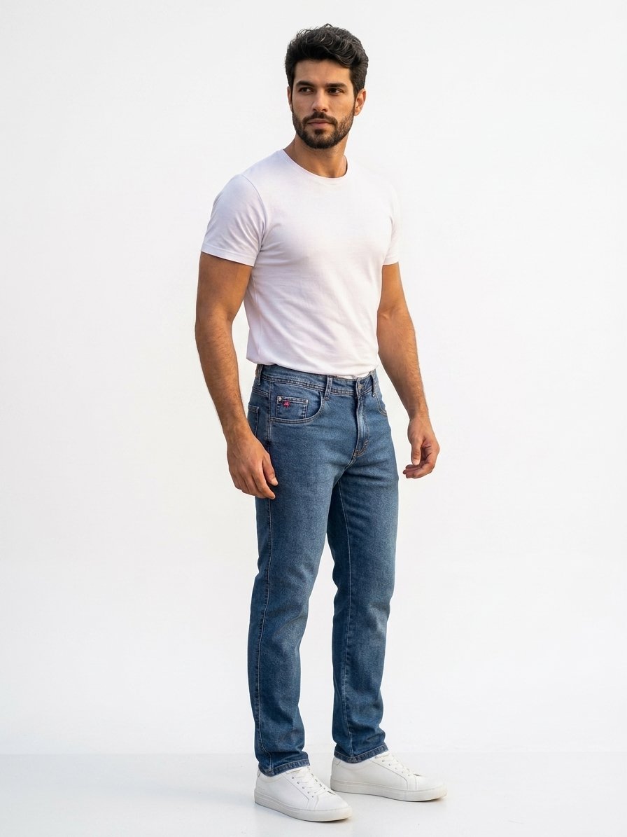 Calça Jeans Slim Oceano