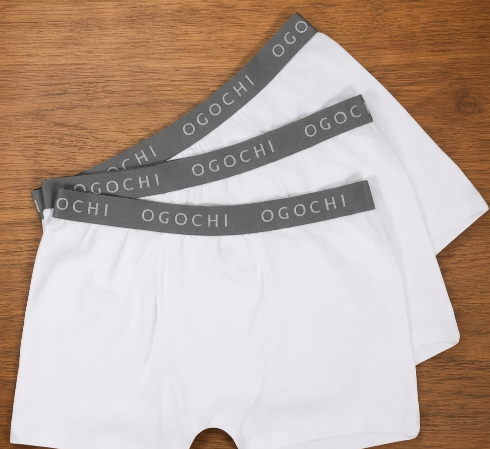 Kit 3 Cuecas Ogochi