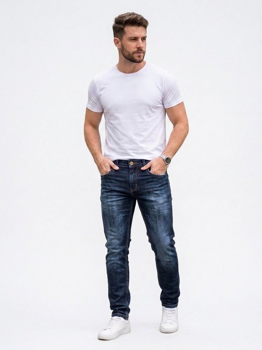Calça Jeans Slim Fit