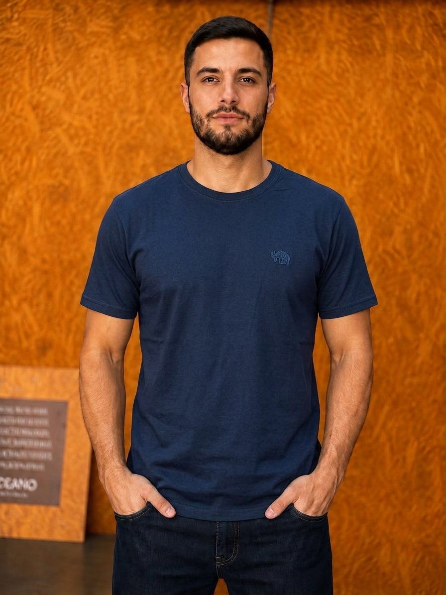 Camiseta Basic Gajang - Azul Marinho