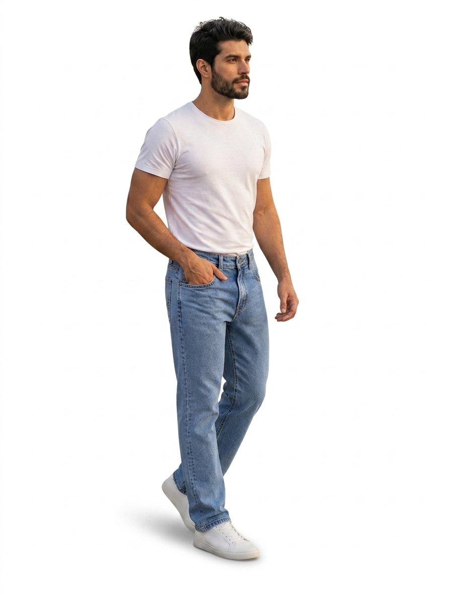 Calça Jeans Taper Oceano