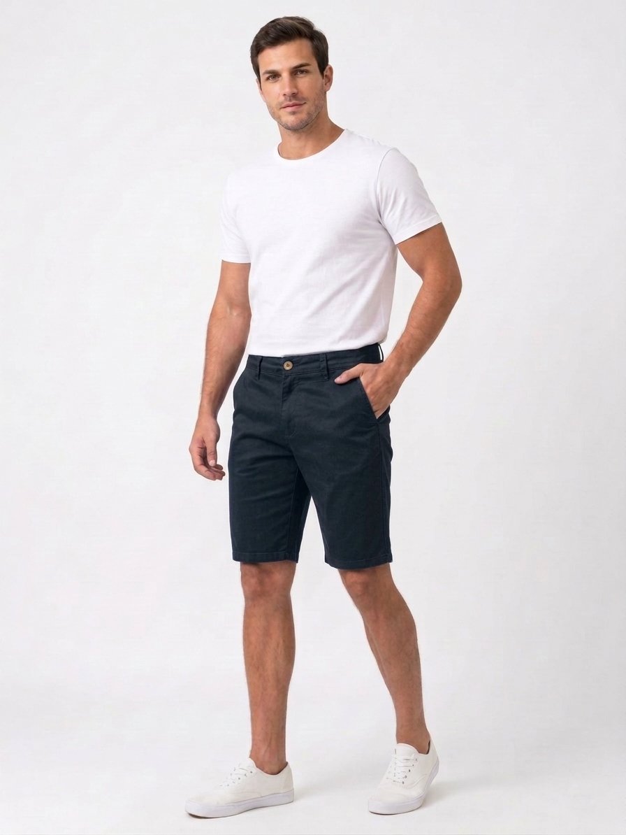 Bermuda Casual Ogochi - Azul Marinho