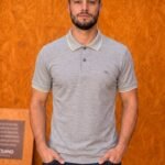 Camisa Gola Polo Ogochi - Bege