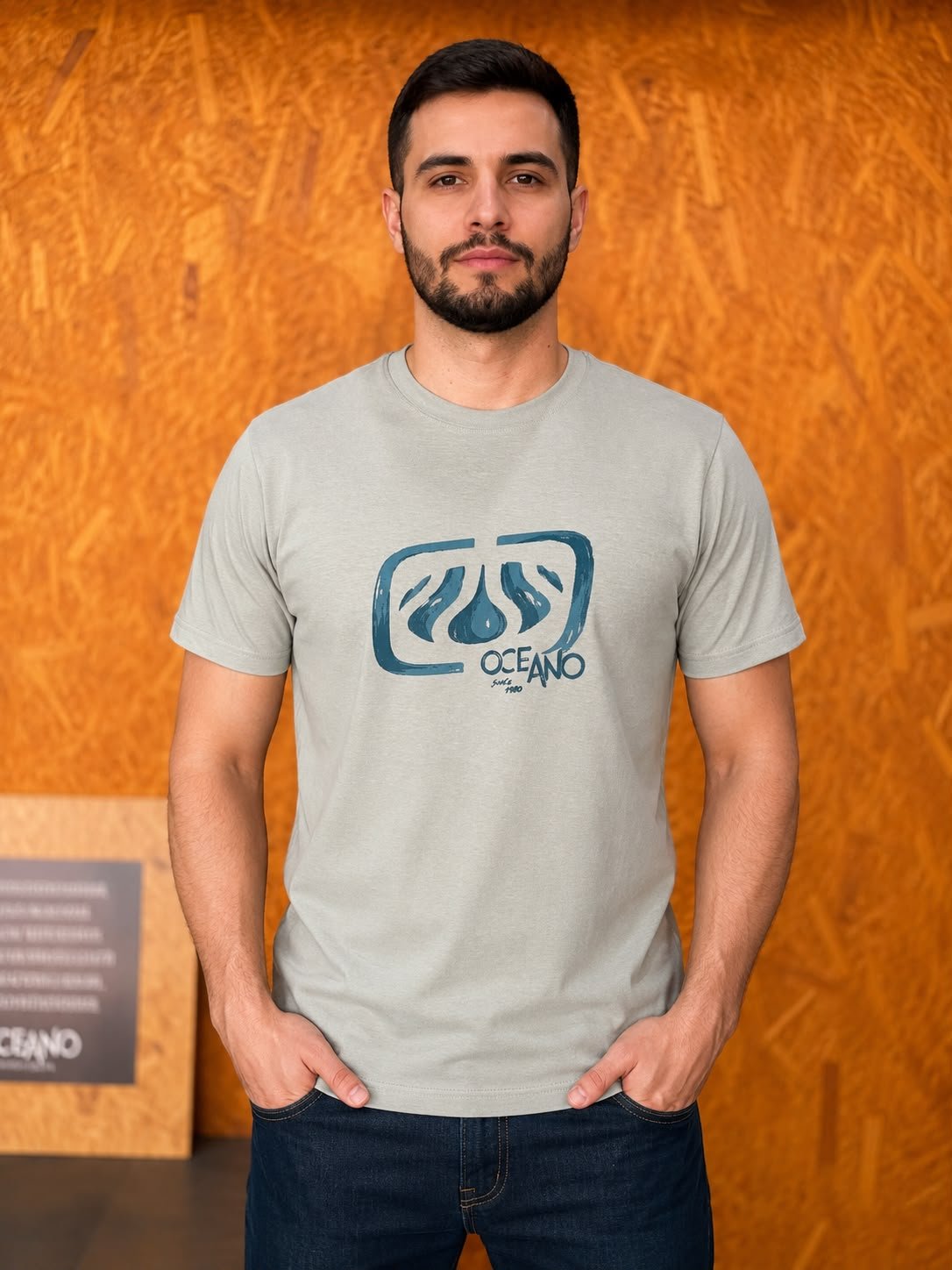Camiseta Oceano Estampa