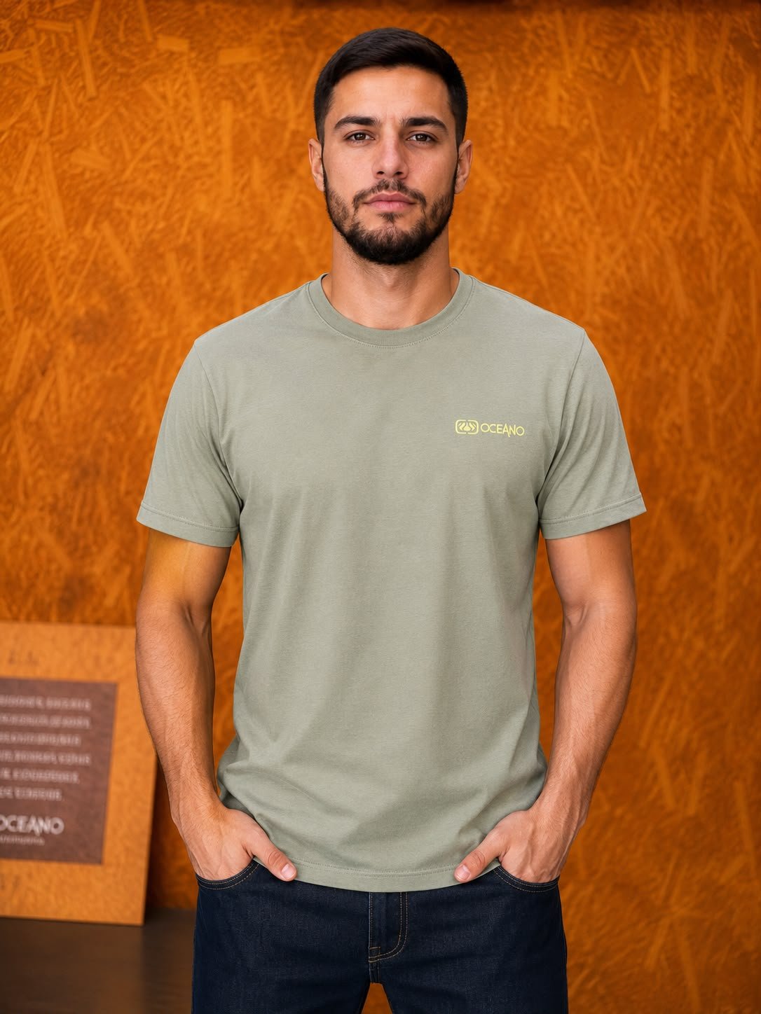Camiseta Oceano Essencial - Verde Vale