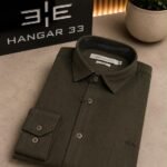 Camisa Casual Hangar 33 - Verde Escuro