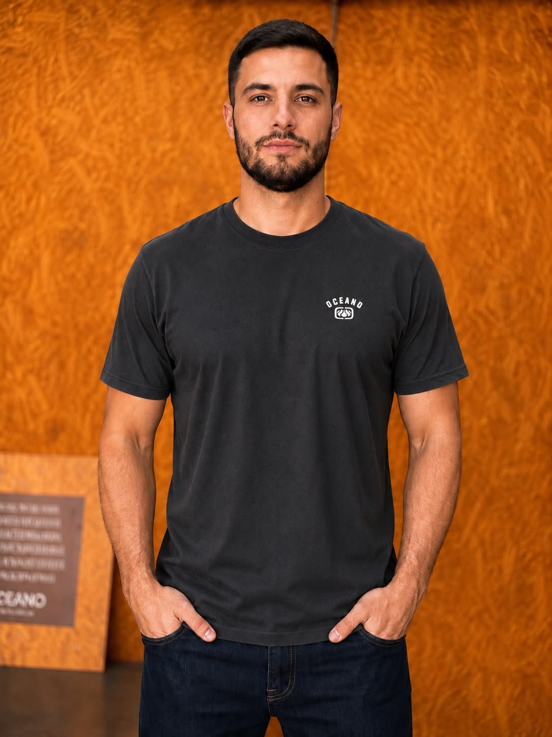 Camiseta Oceano Estampa Costas